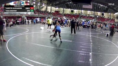 113 lbs Cons. Round 5 - Haevyn Alexander, Auburn City Rec Wrestling Club - Girls vs Kaia Douthit, St Paul Youth Wrestling