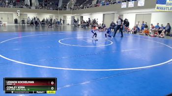 55 lbs Semis (4 Team) - Conley Kern, NYM (New York Mills) vs Lennox Kockelman, Canby