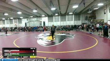 100 lbs Champ. Round 2 - Yaida Rodriguez, Fort Lupton vs Adele Anderson, Castle View