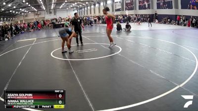 185 lbs Round 1 - Asaiya Golphin, NB Elite Wrestling Club vs Ivanaa Wallace, NB Elite Wrestling Club