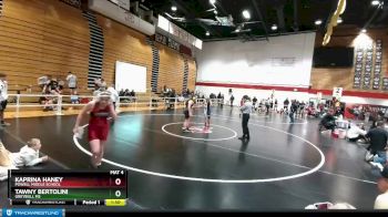123-132 lbs Round 2 - Kaprina Haney, Powell Middle School vs Tawny Bertolini, Greybull MS