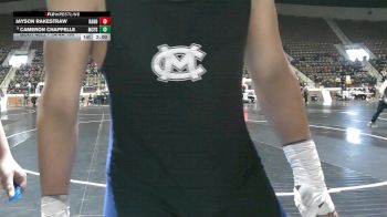 1A-4A 190 Champ. Round 1 - Cameron Chappelle, Montgomery Catholic Prep School vs Jayson Rakestraw, Ranburne