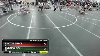 113 lbs Cons. Round 4 - Andrew Isek, CO vs Ashton Grace, IA