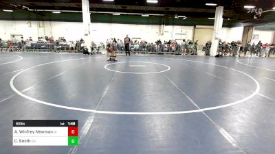 90 lbs Round Of 16 - Amir Winfrey Newman, IA vs Carter Smith, OH