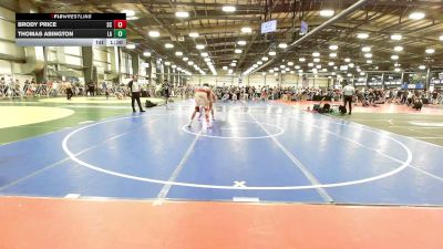 160 lbs Round Of 128 - Brody Price, SC vs Thomas Abington, LA