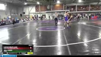 157 lbs Champ. Round 1 - Lucas Bratland, Iowa State Wrestling Club vs Ben Faber, Loras