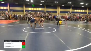 Match - Dallin Larson, East Valley WC vs Rey Romero, Cypress Wrestling