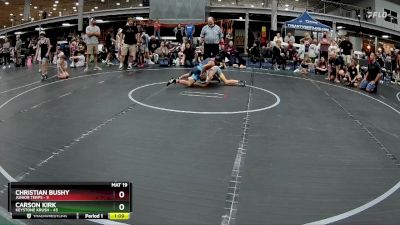 92 lbs Round 4 (8 Team) - Carson Kirk, Keystone Krush vs Christian Bushy, Junior Terps