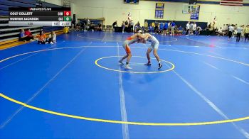 125 lbs Round 2 (6 Team) - Colt Collett, Cowley College vs Hunter Jackson, Carl Albert State