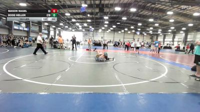 154 lbs Quarterfinal - Mason Nagel, OHIO GOLD - MS vs Bode Heller, IRONWHALE - MS