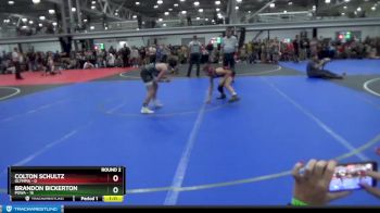 88 lbs Round 2 (6 Team) - Brandon Bickerton, POWA vs Colton Schultz, Olympia