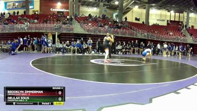 135 lbs Round 4 (8 Team) - Delilah Solis, Lexington Girls vs Brooklyn Zimmerman, Lincoln East Girls