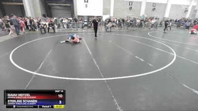 92 lbs Quarterfinal - Isaiah Neitzel, Askren Wrestling Academy vs Sterling Schanen, Askren Wrestling Academy