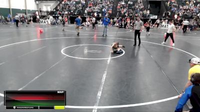 49 lbs Cons. Round 2 - Briggs Kliment, Kearney Matcats vs Mylz Bazer, Nebraska Wrestling Academy