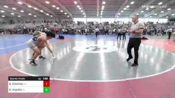 160 lbs Quarterfinal - Boeden Greenley, ND vs Rafael Hipolito, VA