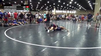 120 lbs Round 3 (6 Team) - Jaylah Anderson, All American WC vs Christian Gentry, Trojan WA