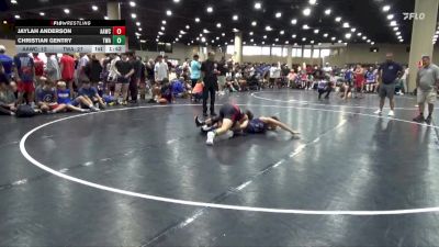 120 lbs Round 3 (6 Team) - Jaylah Anderson, All American WC vs Christian Gentry, Trojan WA