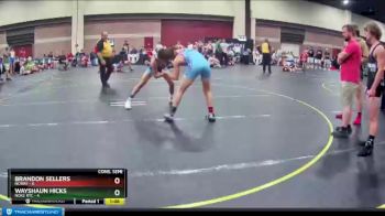 125 lbs Semis & 1st Wrestleback (8 Team) - Wayshaun Hicks, Noke RTC vs Brandon Sellers, NCWAY