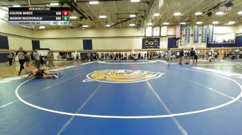 126 lbs Round Of 64 - Colton Wirtz, Iron Faith vs Mason MacDonald, MetroWest United
