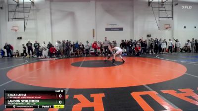 77 lbs Quarterfinal - Ezra Cappa, Contenders Wrestling Acadamy vs Landon Schlemmer, Woodshed Wrestling Club