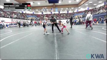 46-49 lbs Final - Everly Magallanes, Dumas Wrestling Club vs Sadie Beavers, Harrah
