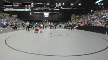 165 lbs Cons. Round 1 - Garrett LeBlanc, Emporia vs Kael Westgate, Tecumseh - Shawnee Heights HS