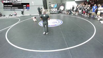 138 lbs Jack Baker, MDWA - Mount Diablo Wrestling Association vs Nathaniel Mitchell, SAWA - Sacramento Area Wrestling Association