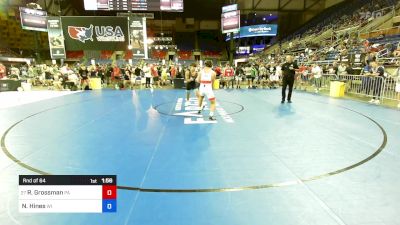 144 lbs Rnd Of 64 - Reid Grossman, PA vs Nathan Hines, WI