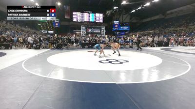 120 lbs Cons. Sub-rd Of 32 - Case Simmons, Kentucky vs Patrick Barnett, California