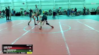 100 lbs Round 5 (10 Team) - A.J. Freudeman, Neighborhood WC vs Jake Ryan, Bandits