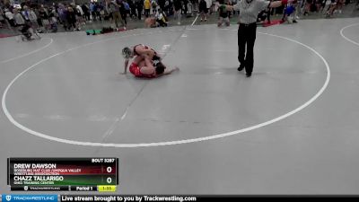 113 lbs Quarterfinal - Chazz Tallarigo, Ohio Training Center vs Drew Dawson, Roseburg Mat Club /Umpqua Valley Wrestling Associaction