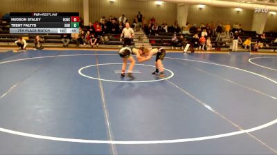 95 lbs 7th Place Match - Hudson Staley, Bear Cave Wrestling Club vs Trent Faltys, Howells-Dodge