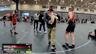 140 lbs Round 4 (8 Team) - Bradley Caygill, Daniel Cormier WA vs Denver Jobe, Crossroads Wrestling