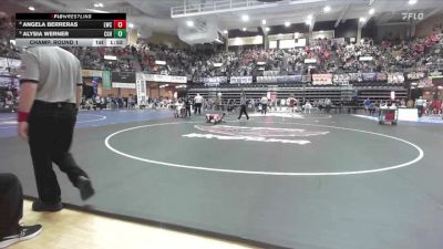 135 lbs Champ. Round 1 - Alysia Werner, Council Grove Hs vs Angela Berreras, Leoti-Wichita County HS