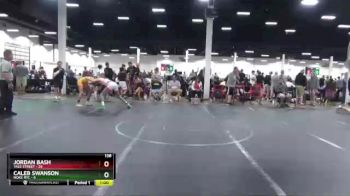 138 lbs Round 6 (8 Team) - Jordan Bash, Yale Street vs Caleb Swanson, Noke RTC