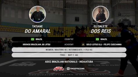 Tatiane Do Amaral vs Eli Salete Dos Reis 2025 ADCC Brazilian Nationals