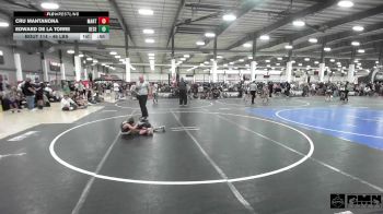 46 lbs Quarterfinal - Cru Mantanona, Mantanona TC vs Edward De La Torre, Desert Dogs WC