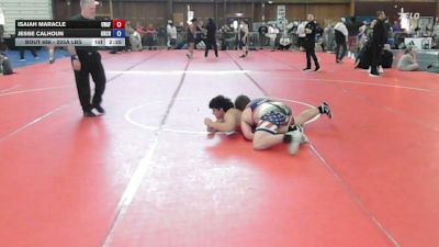 225A lbs Semifinal - Isaiah Maracle, Unaffiliated vs Jesse Calhoun, Orchard