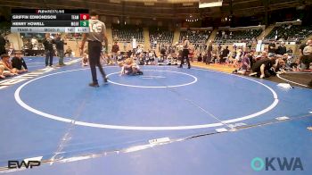 40 lbs Rr Rnd 1 - Griffin Edmondson, Team Tulsa NDT vs Henry Howell, MOJO Mulisha 9U