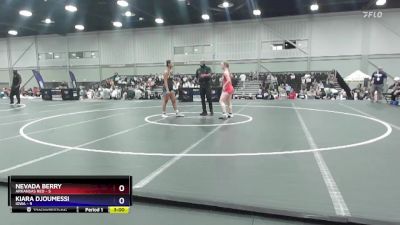 145 lbs Quarters & 1st Wb (16 Team) - Nevada Berry, Arkansas Red vs Kiara Djoumessi, Iowa