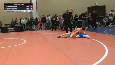 120 lbs Cons. Rd Of 16 - Elijah Roman, Scorpions vs Logan Worth, Broad Axe