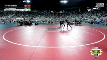 G6A-110 lbs Cons. Round 1 - Sophia Reece, BROKEN ARROW (Girls) vs Ny`ree Coburn, PONCA CITY (Girls)