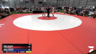 170 lbs 4th Wrestleback (16 Team) - Trey Tramp, Team Nebraska vs Nick Puskar, Pennsylvania Red