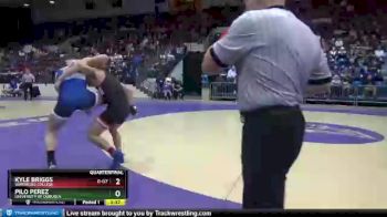184 lbs Quarterfinal - Kyle Briggs, Wartburg College vs Pilo Perez, University Of Dubuque