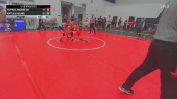 100 lbs Round 1 - Kayla Cheung, Northwood Grapplers vs Sophia Andreeva, Peterson Grapplers