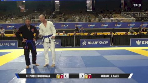 Nathaniel R. Sager vs Stephan Lebon Brigman 2026 Pan Jiu Jitsu IBJJF Championship