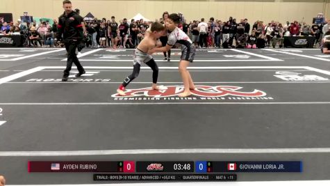 Ayden Rubino vs Giovanni Loria Jr. 2025 ADCC Orlando Open/Youth Trials