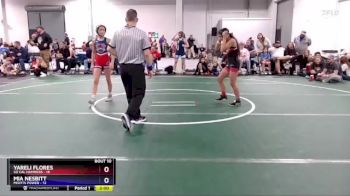 80 lbs Round 4 (6 Team) - Yareli Flores, So Cal Hammers vs Mia Nesbitt, Misfits Power