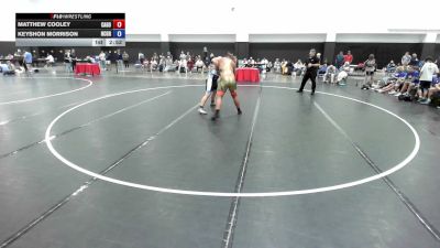 285 lbs Matthew Cooley, California Gold vs Keyshon Morrison, North Carolina