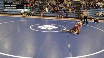 120 lbs Quarterfinal - Mason Bruber, Omaha Westside vs Jaxzon Matteo, Norfolk